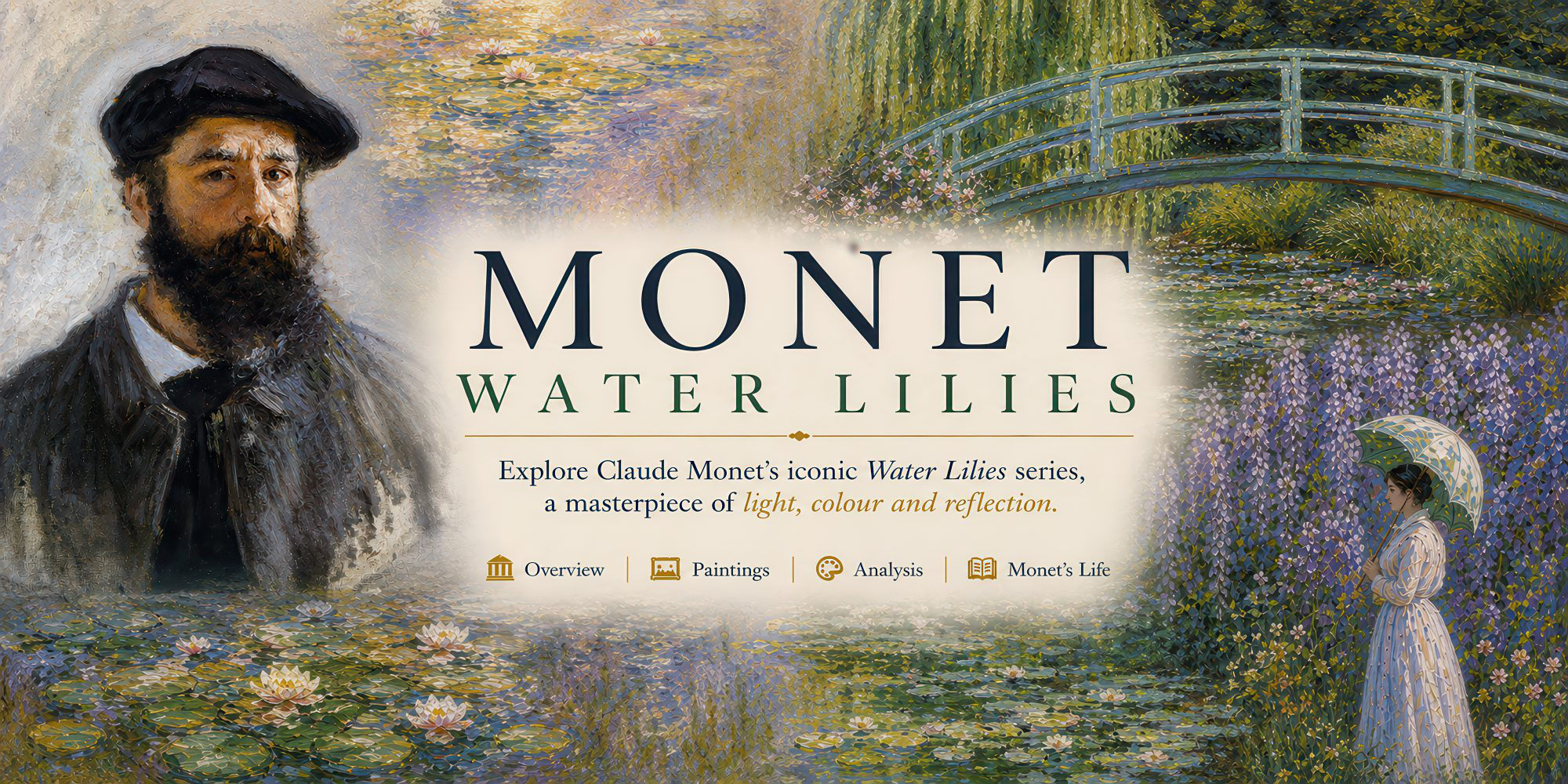 Claude Monet Water Lilies Nympheas Paintings Series